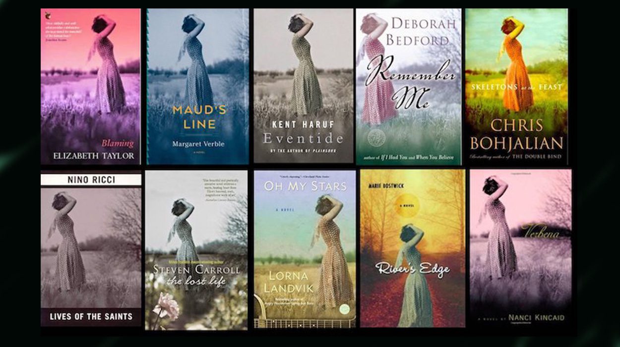 Books featuring woman on the prairie. Courtesy of James Morrison