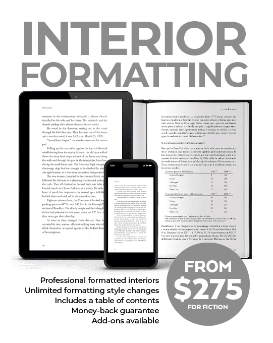 Interior Formatting from $275